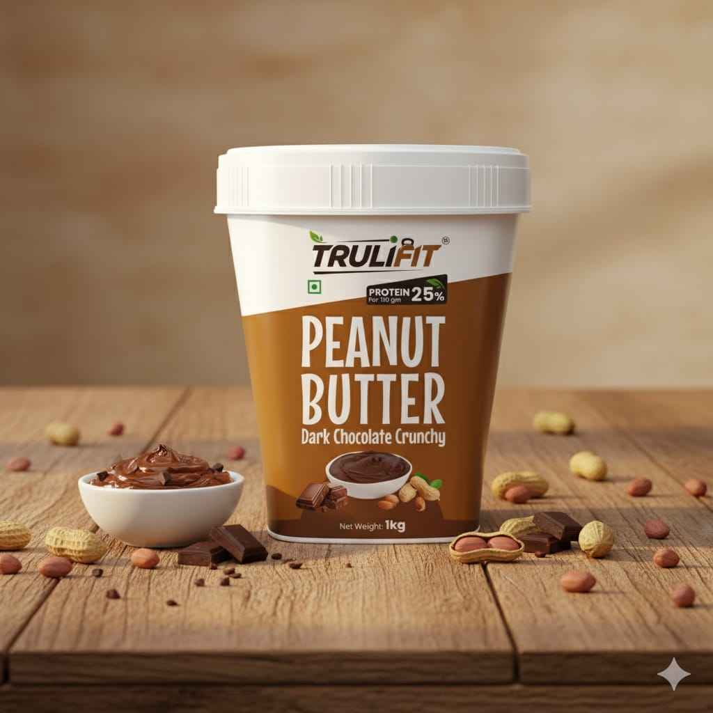 High Protein Peanut Butter Spread with Dark Chocolate Crunchy Delight