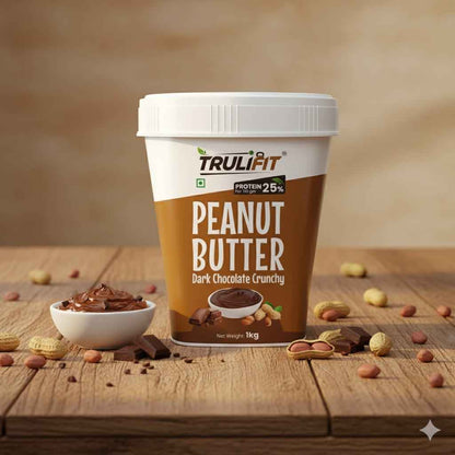 High Protein Peanut Butter Spread with Dark Chocolate Crunchy Delight